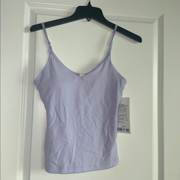 NWT Lululemon Align Waist-Length Cami A/B Cup Size 8 Lavender Frost - Picture 4 of 8